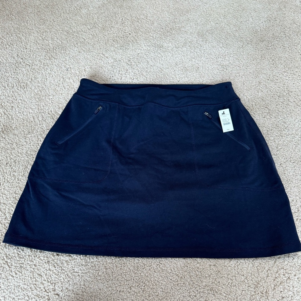 Talbots Navy Blue Skort  NWT